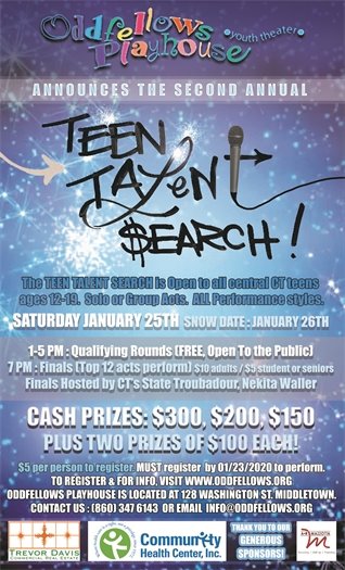 Teen Talent Search Poster