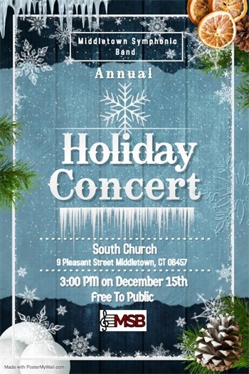 Middletown Symphonic Band Poster