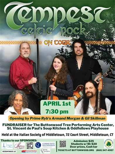 Celtic Rock Tonight in Middletown!