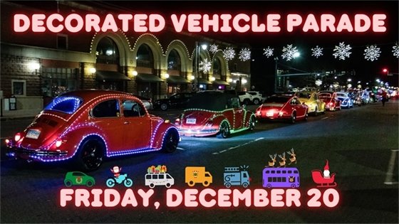 Dashing Through Downtown Decorated Vehicle Parade