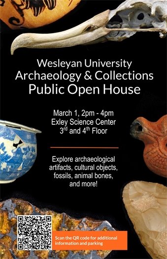Wesleyan Archaeology & Collections Public Open House 2025