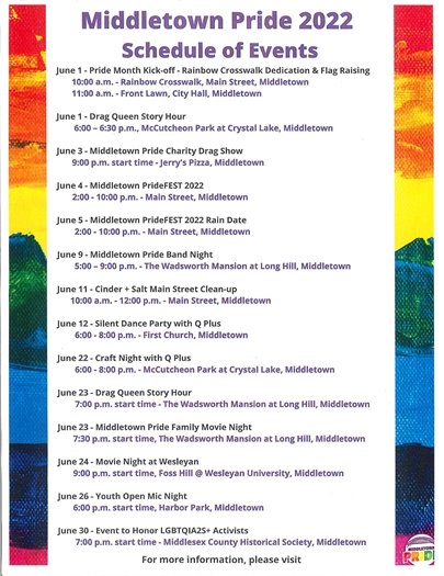 Schedule of Events