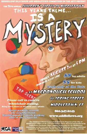 36th Annual Children's Circus of Middletown August 2nd