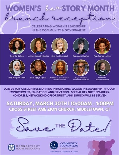 Save the Date - Women's Herstory Month Brunch March 30